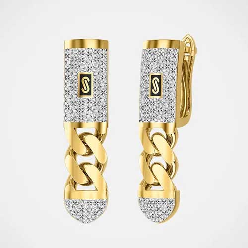 Aretes de oro JBling